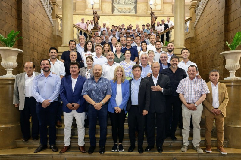 Wesner particip de la reunin de Kicillof con intendentes